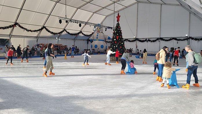 Image of the ice rink in Gijón/Xixón