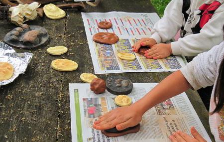 Talleres para elaborar moldes de huellas