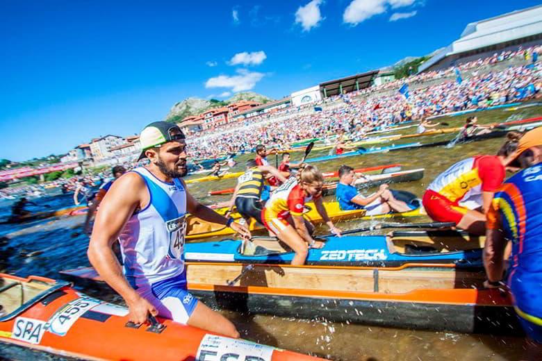 Image of the start of the International Descent of the River Sella