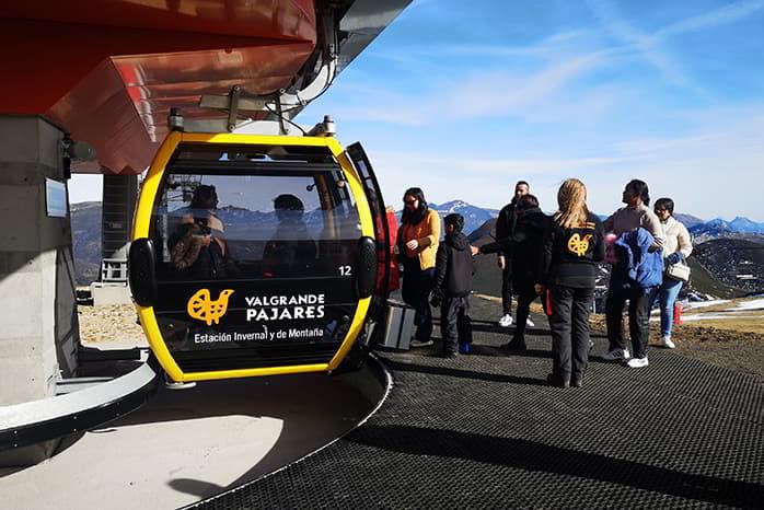 Imagen de telecabina en Payares