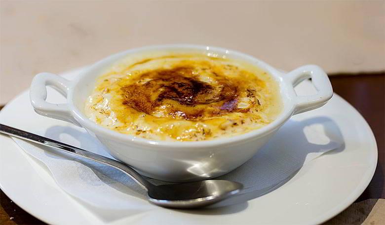 Rice pudding image